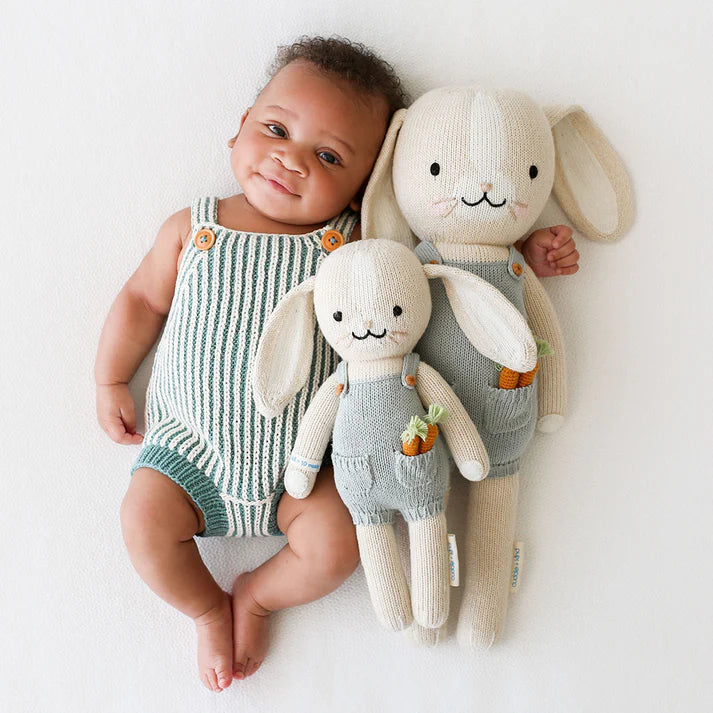Meet Henry the Bunny – Hand-Knit Companion with a Cause (gives 10 meals) - Unpredictable Gifts