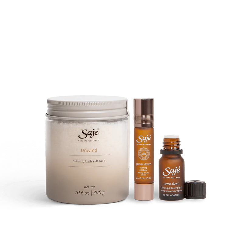 Saje Power Down & Relax Calming Kit - Unpredictable Gifts