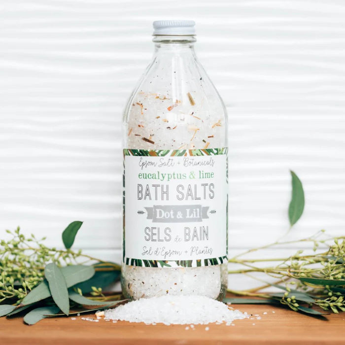 Eucalyptus & Lime Bath Salt - Unpredictable Gifts