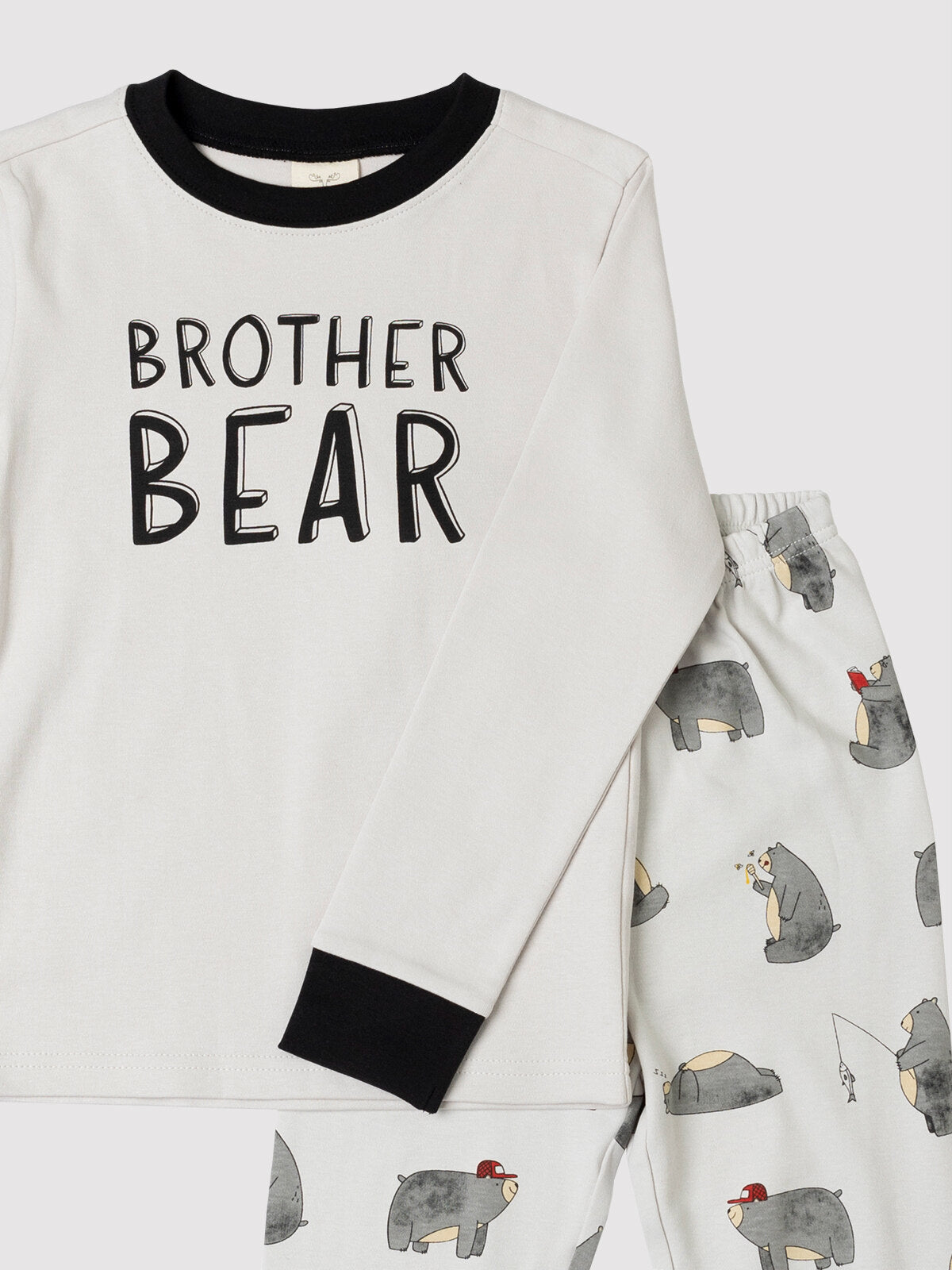 Brother Bear Kids PJ Set – 100% Organic Cotton - Unpredictable Gifts