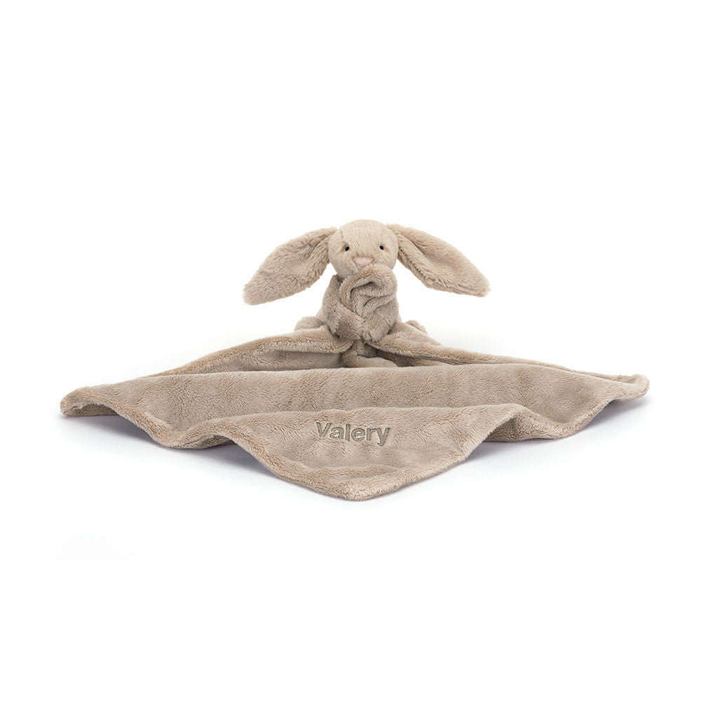 Jellycat Beige Baby Soother / Personalized Bashful Bunny Soother - Unpredictable Gifts