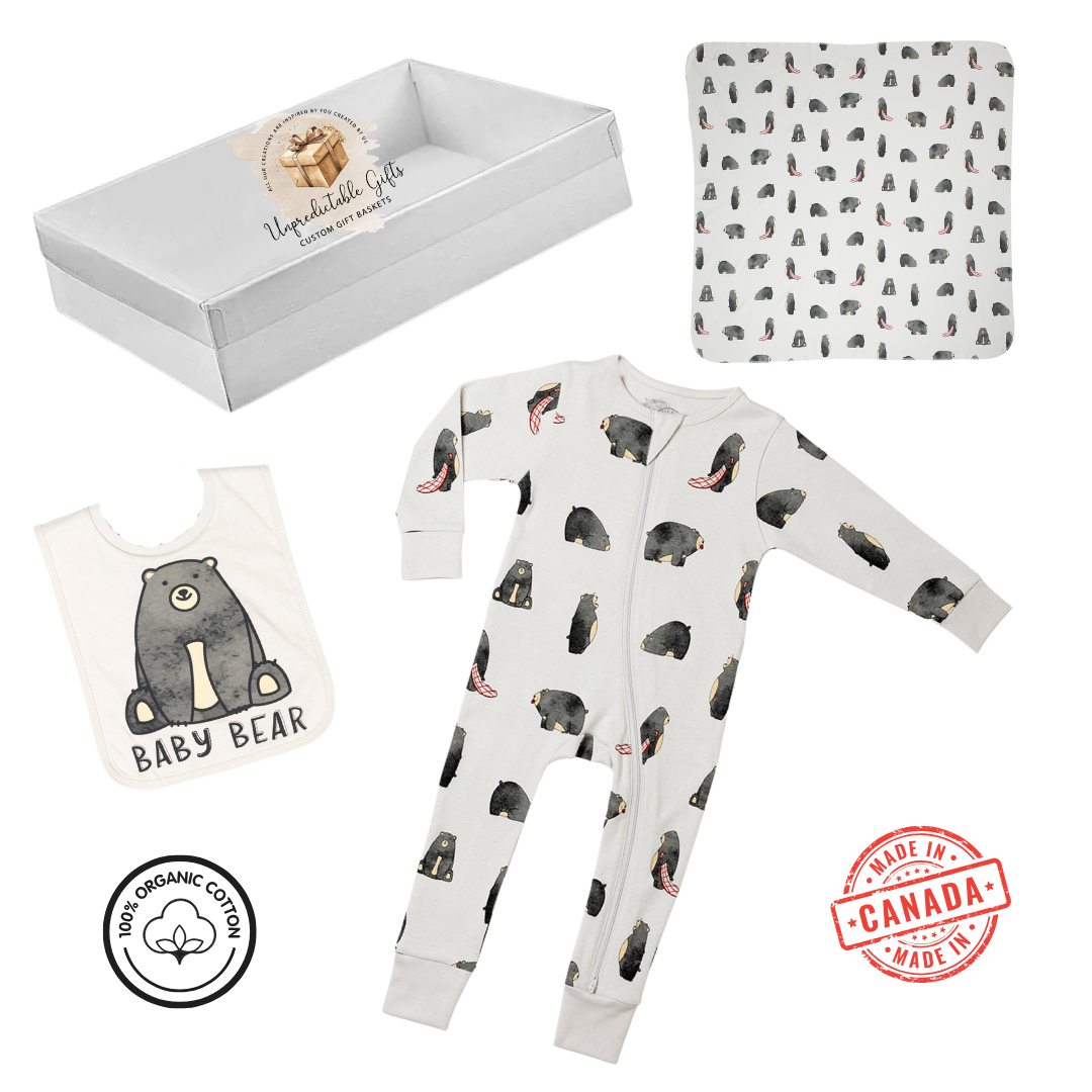Baby Bear Box Set 100% Organic Cotton - Unpredictable Gifts