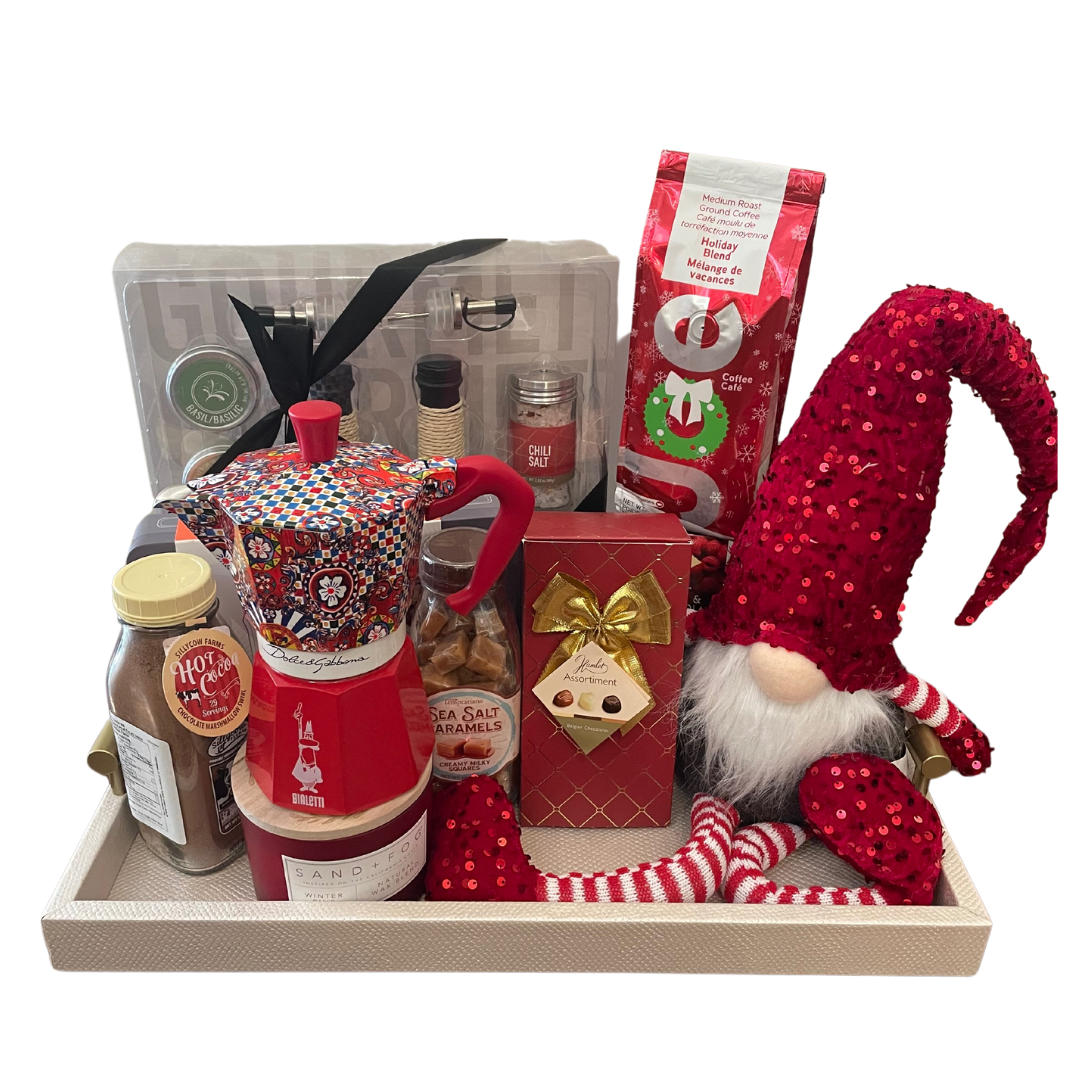 Holiday Luxe Indulgence Basket - Unpredictable Gifts