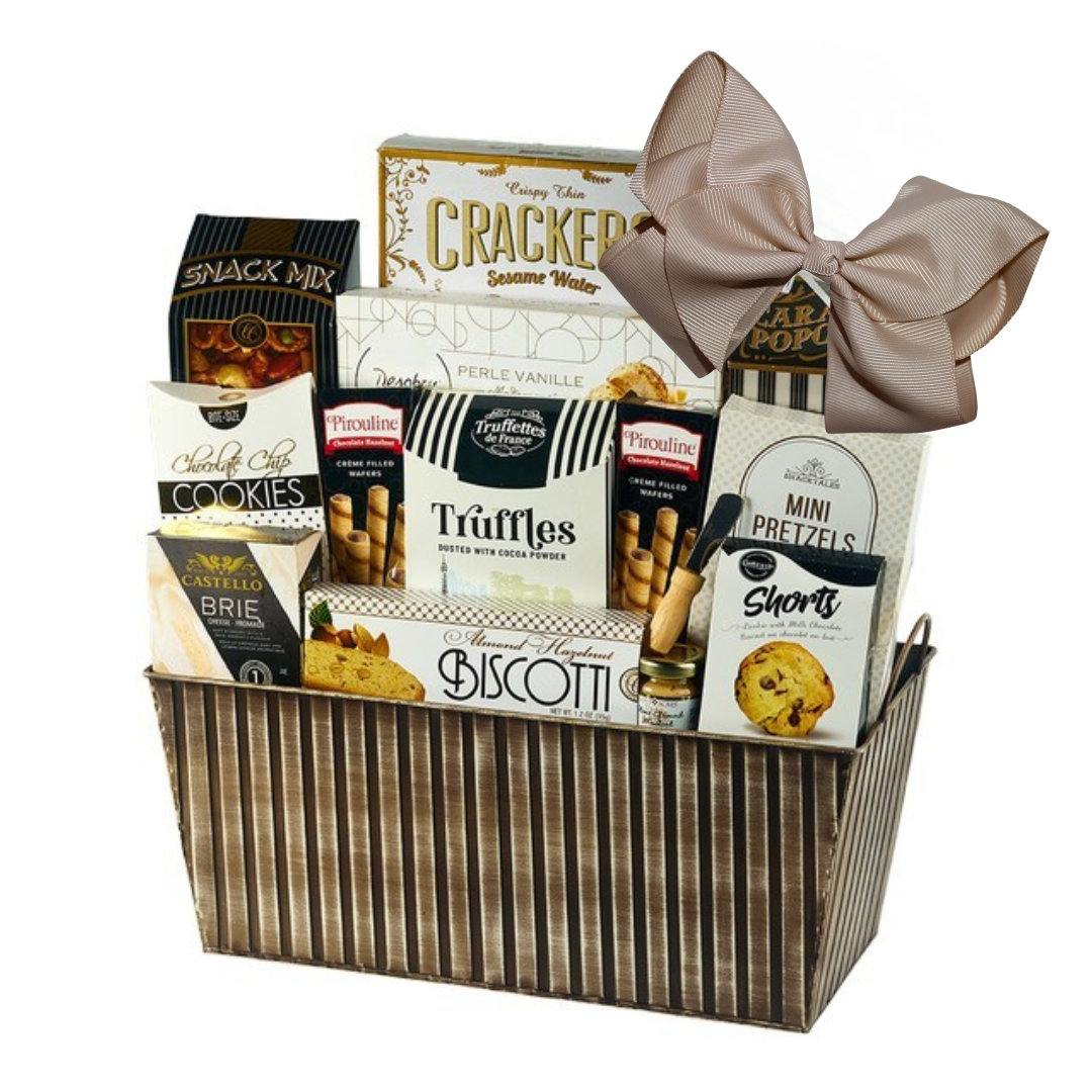 The Gourmet Indulgence Basket / Ships to U.S. and Canada