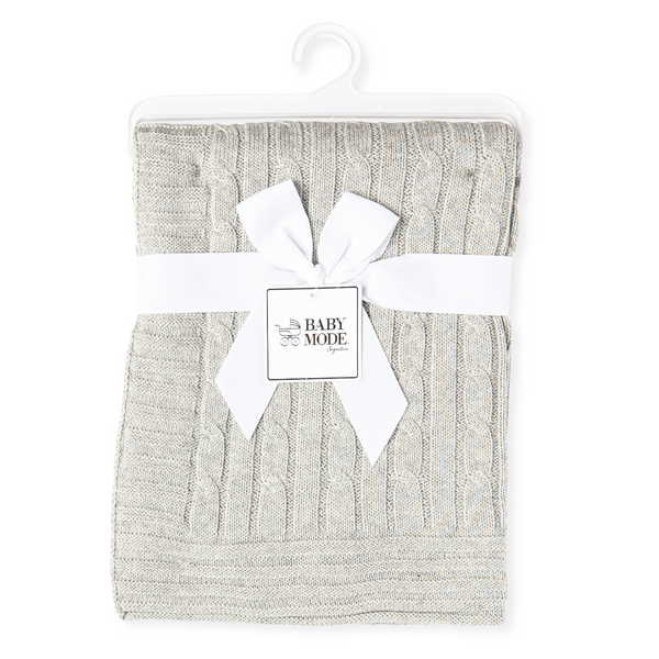 Cable-Knit Blanket 100% Cotton - Unpredictable Gifts