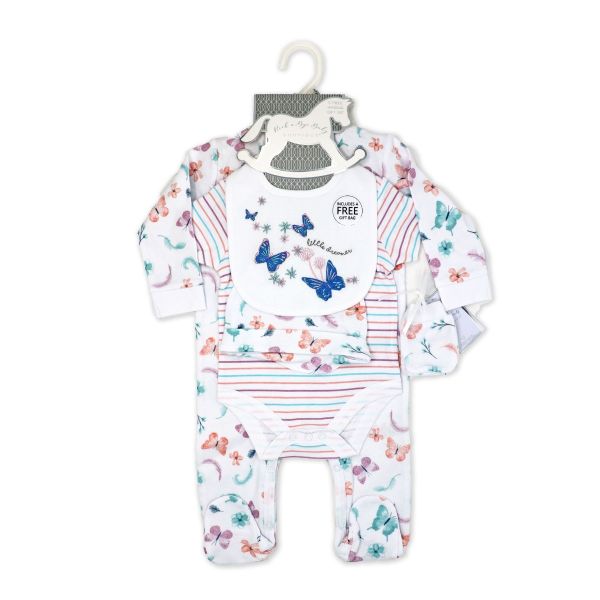 5-Piece Dream Theme Set – Cozy Cotton Essentials for Baby Gift Baskets - Unpredictable Gifts