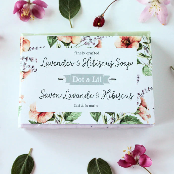Lavender & Hibiscus Soap - Unpredictable Gifts