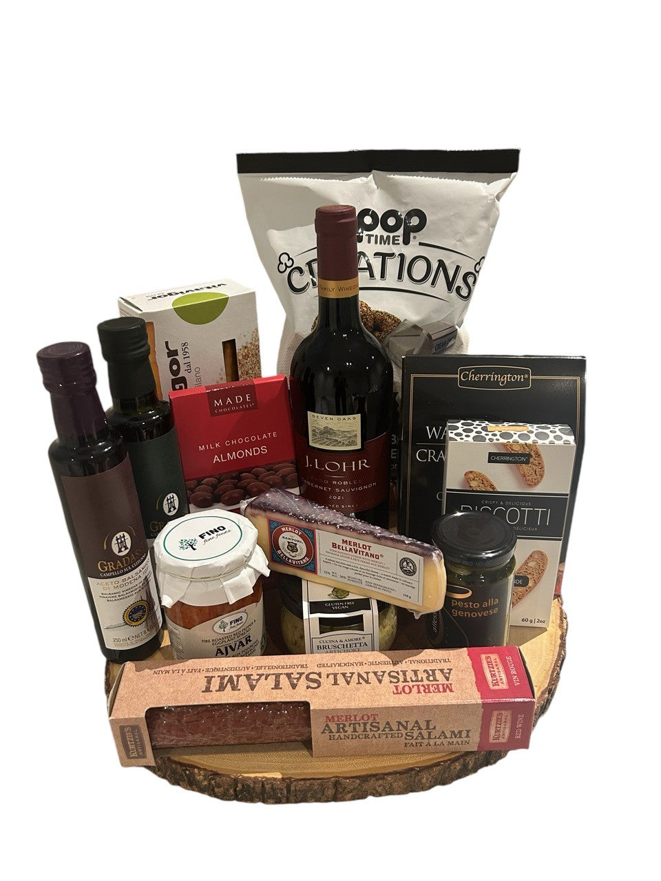 The Gourmet Charcuterie Delight Basket - Unpredictable Gifts