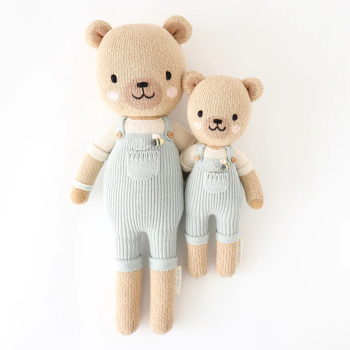 Meet Charlie the Honey Bear – Hand-Knit Companion with a Cause (gives 10 meals) - Unpredictable Gifts