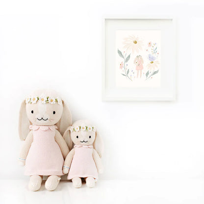Meet Hannah The Bunny – Hand-Knit Companion with a Cause (gives 10 meals) - Unpredictable Gifts