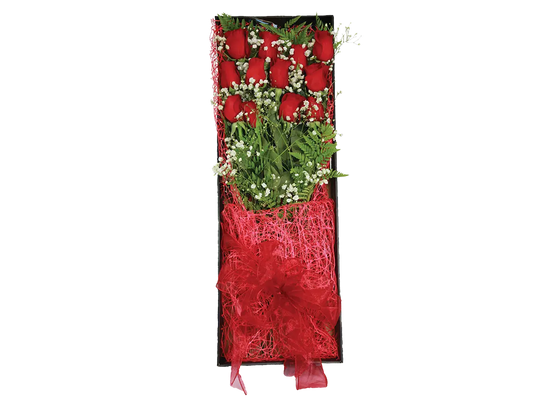 Premium Dozen Roses in Gift Box - Unpredictable Gifts