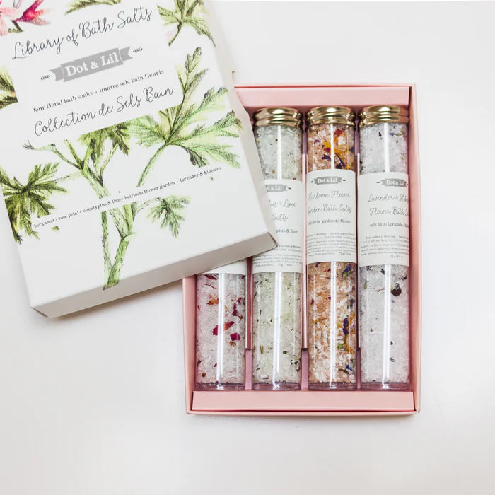 Library Of Bath Salts Gift Set - Unpredictable Gifts