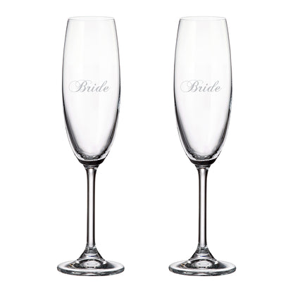 Cuisivin Bride & Bride Champagne Flute 220ml/7.5oz – 2pk