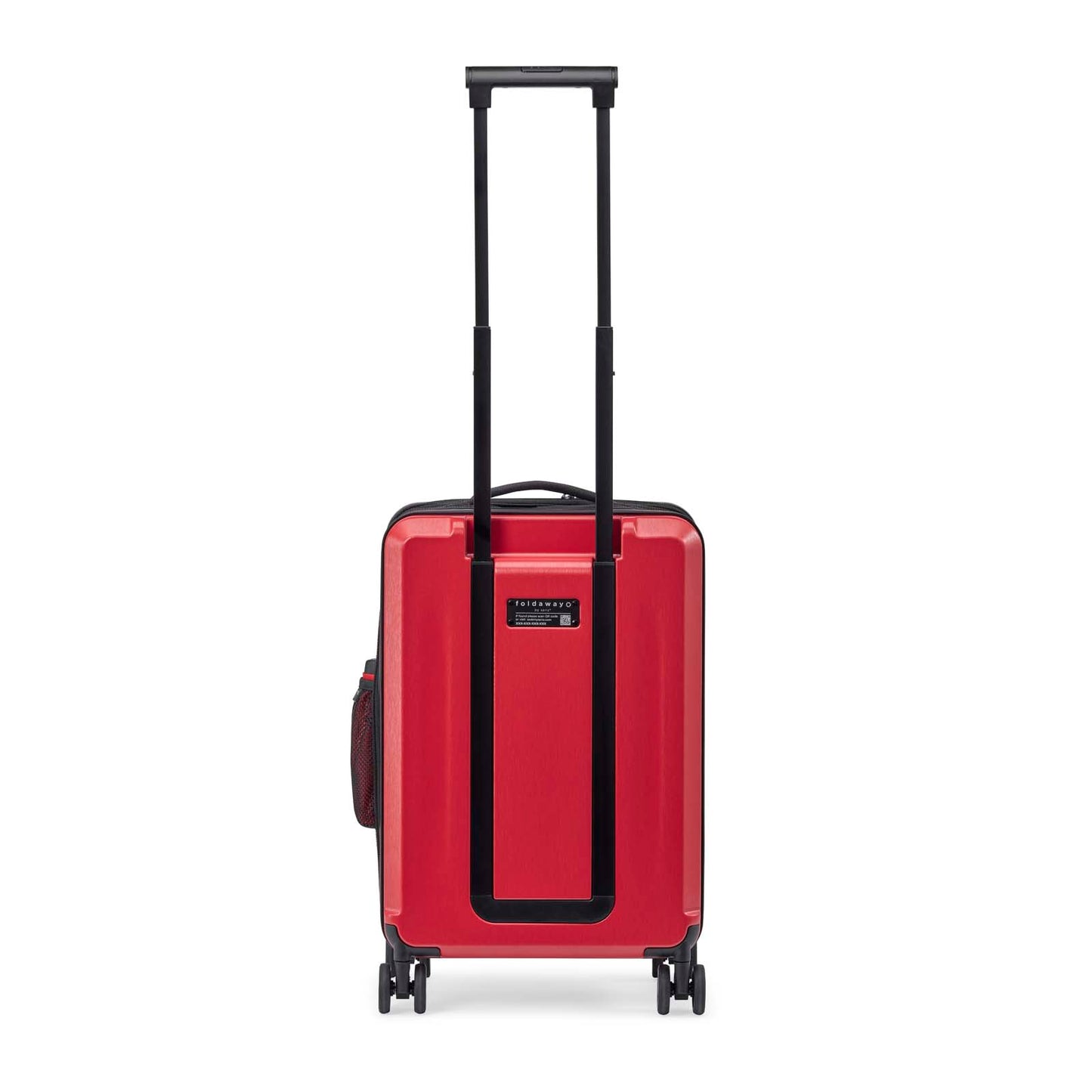 Red foldable carry on trolley senz° foldaway carry on trolley passion red - Unpredictable Gifts