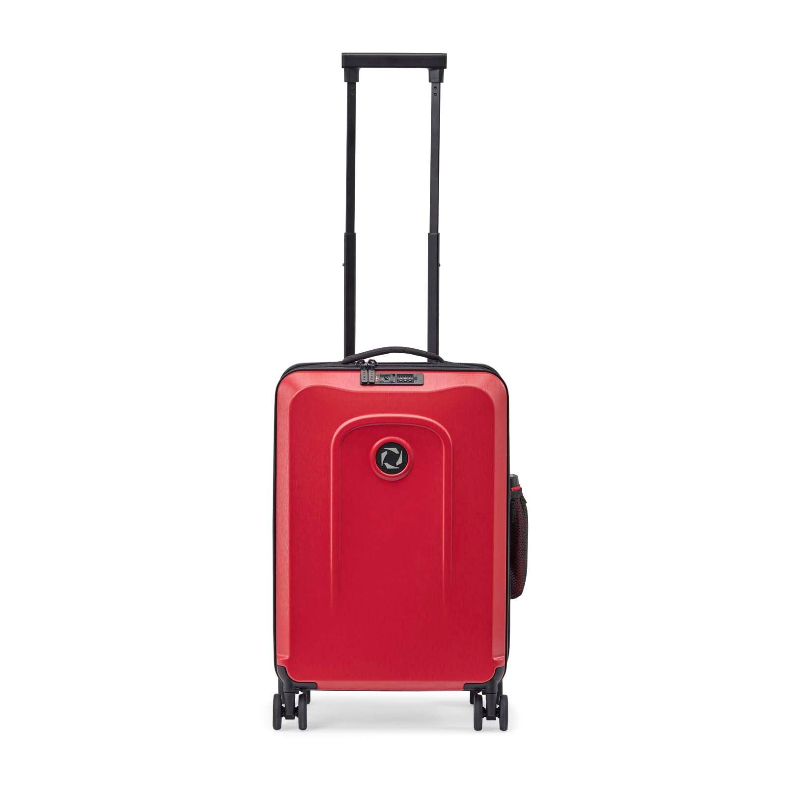 Red foldable carry on trolley senz° foldaway carry on trolley passion red - Unpredictable Gifts