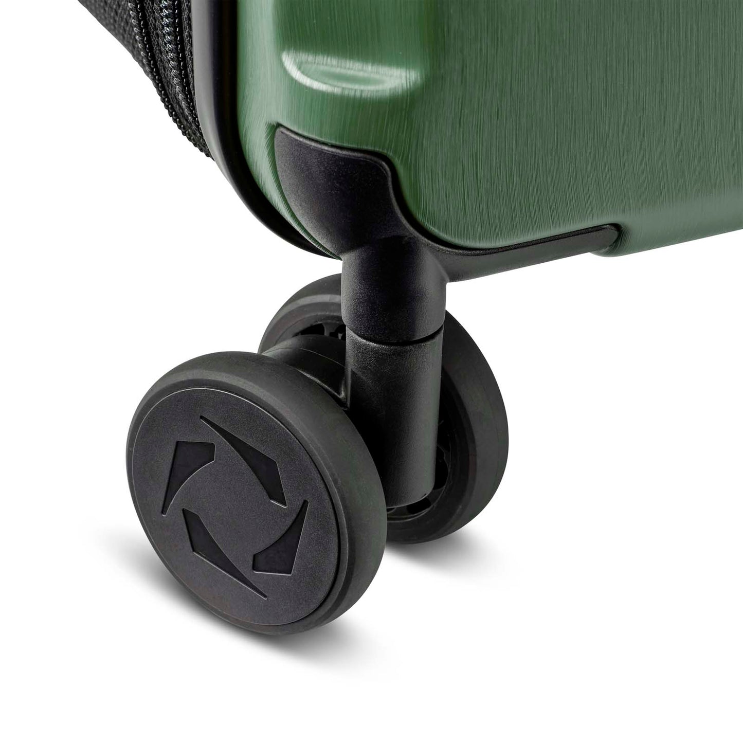 Green foldable carry on trolley sen z° foldaway carry on trolley