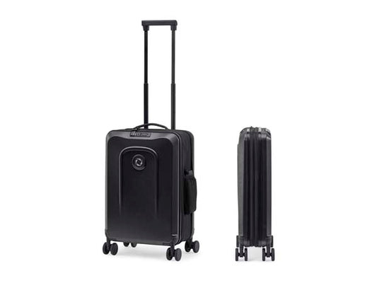 Black foldable carry on trolley sen z° foldaway carry on trolley