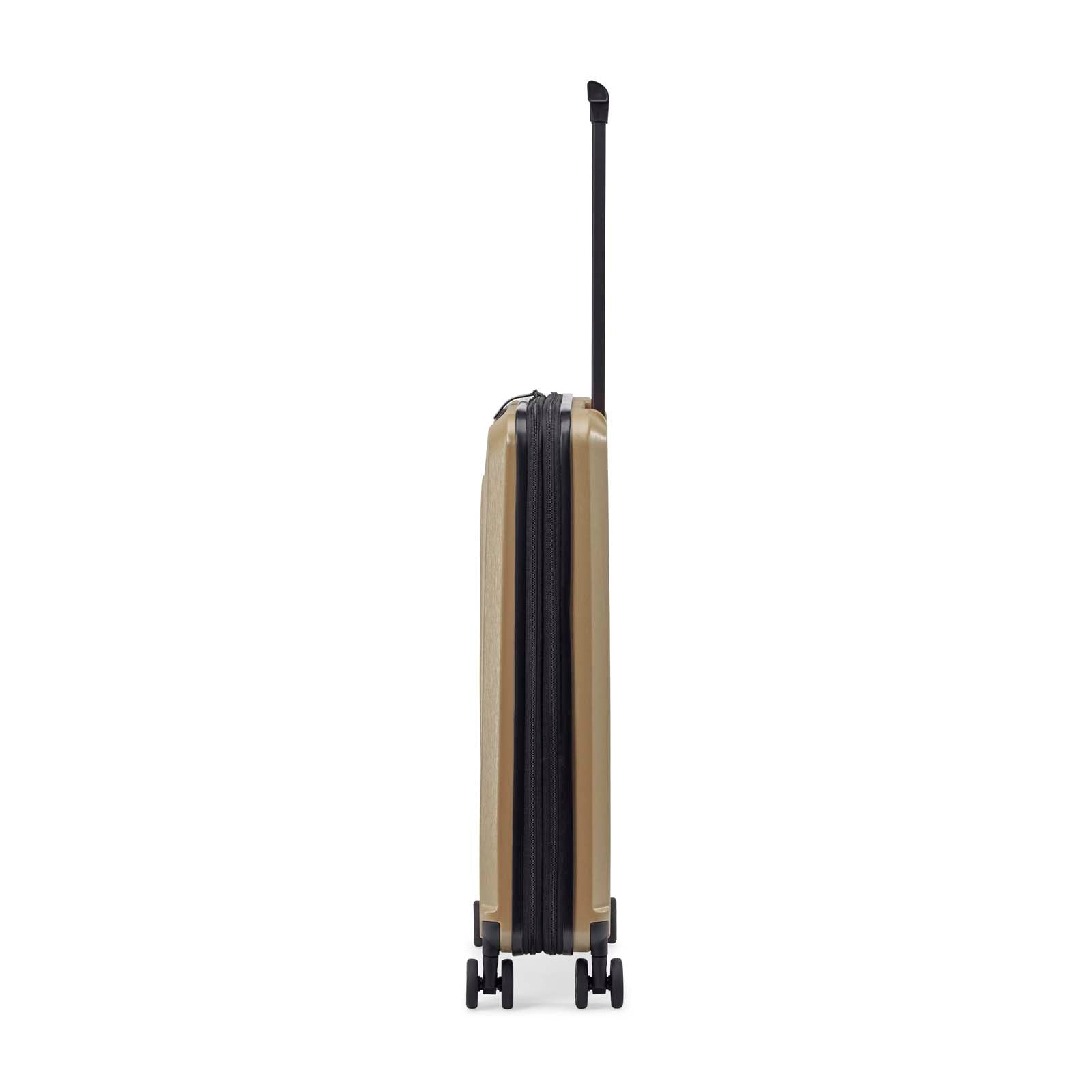 Shiny Champagne Brown foldable check in trolley senz° foldaway check in trolley - Unpredictable Gifts