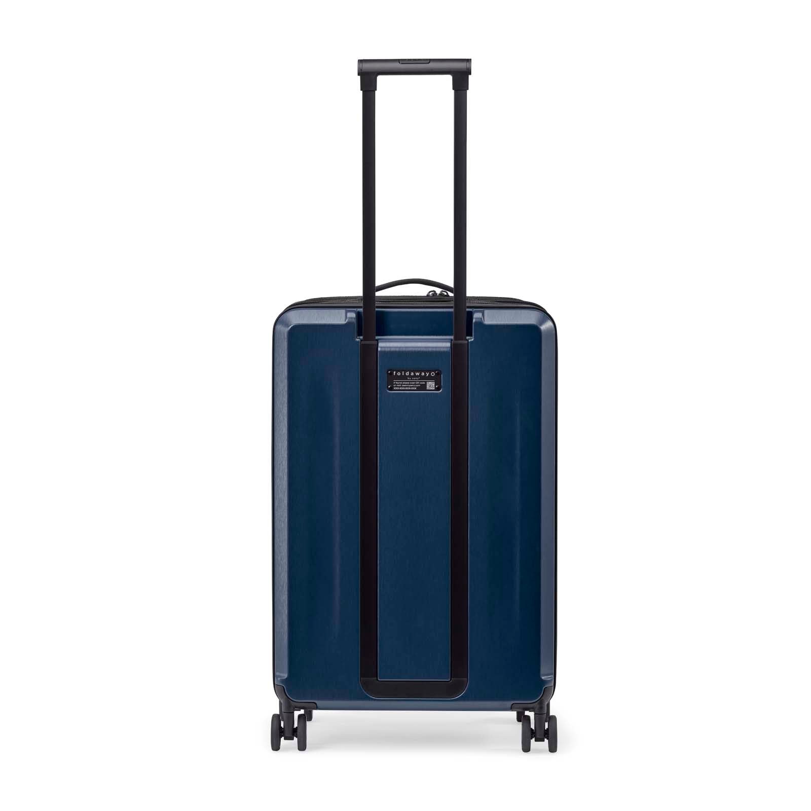 Midnight Blue foldable check in trolley senz° foldaway check in trolley - Unpredictable Gifts