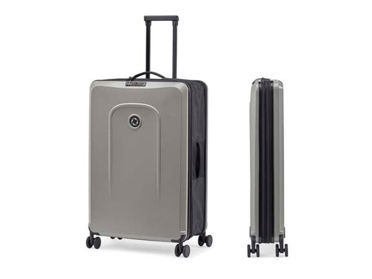 Silk Grey foldable large check in trolley senz° foldaway large check in trolley