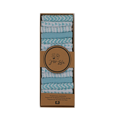 Jess & Lulu 16-Pack Terry Washcloth - Unpredictable Gifts