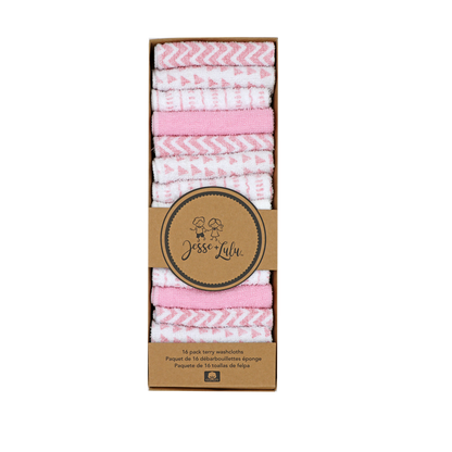 Jess & Lulu 16-Pack Terry Washcloth - Unpredictable Gifts