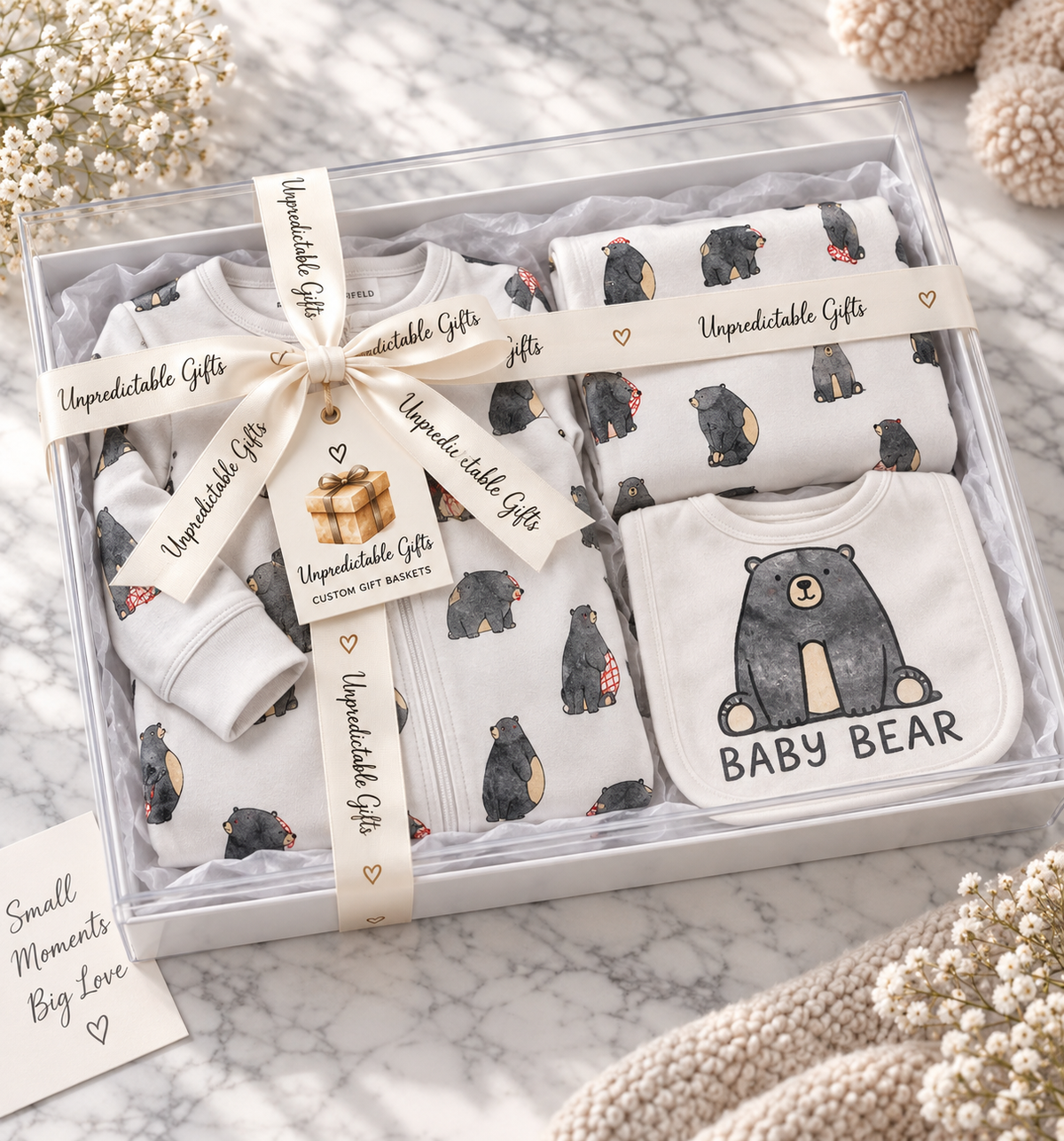 Baby Bear Box Set 100% Organic Cotton