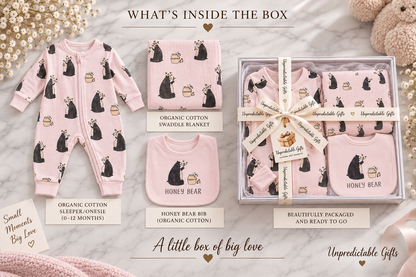 Honey Bear Box Set 100% Organic Cotton