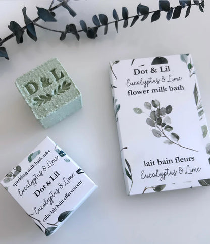 Eucalyptus & Lime Bath Milk Sachet - Unpredictable Gifts