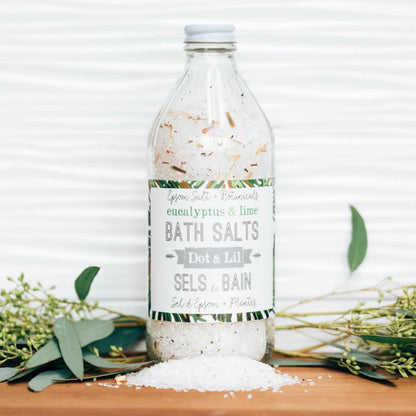 Eucalyptus & Lime Bath Salt - Unpredictable Gifts