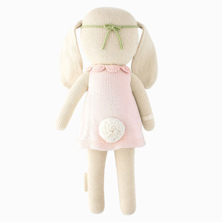Meet Hannah The Bunny – Hand-Knit Companion with a Cause (gives 10 meals) - Unpredictable Gifts