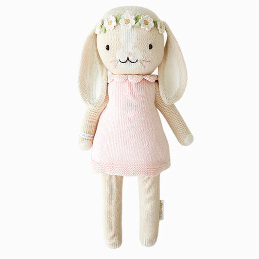 Meet Hannah The Bunny – Hand-Knit Companion with a Cause (gives 10 meals)