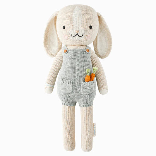 Meet Henry the Bunny – Hand-Knit Companion with a Cause (gives 10 meals)