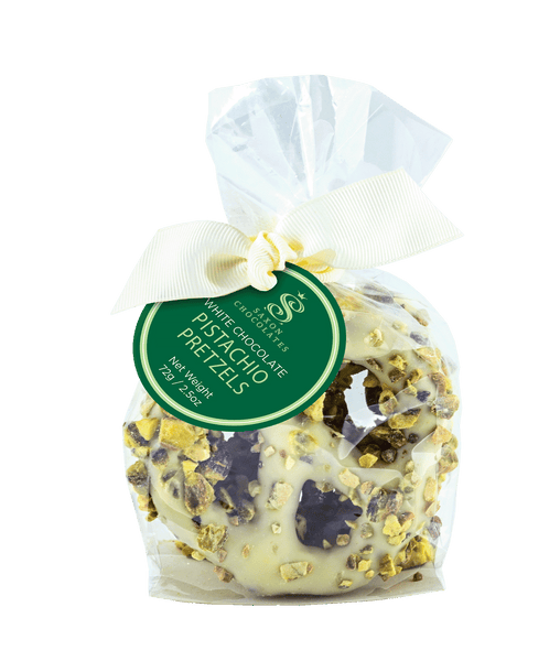 White Chocolate Pistachio Pretzels Bag (3 pcs.)