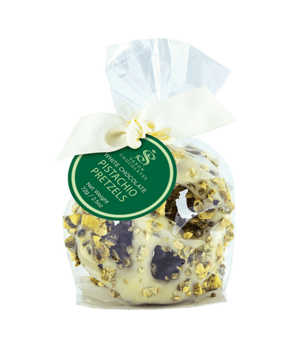 White Chocolate Pistachio Pretzels Bag (3 pcs.)