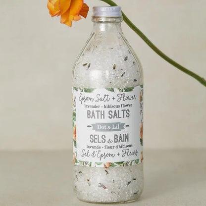 Lavender & Hibiscus Bath Salt - Unpredictable Gifts