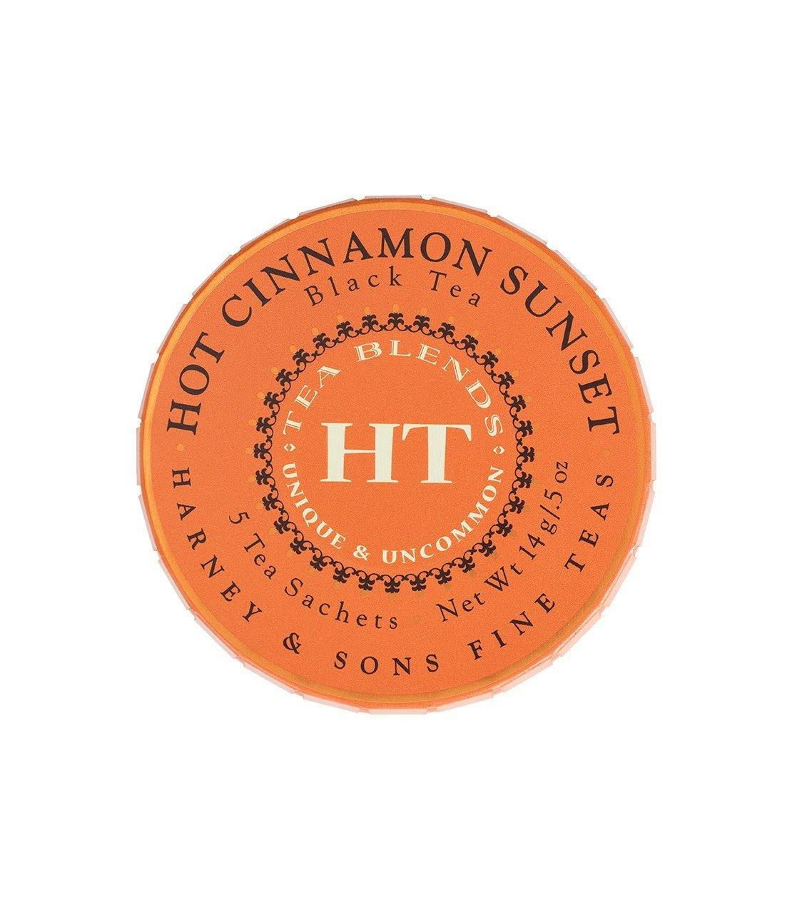 Harney & Sons Hot Cinnamon Sunset Tea Tagalong (5 Sachets) - Unpredictable Gifts