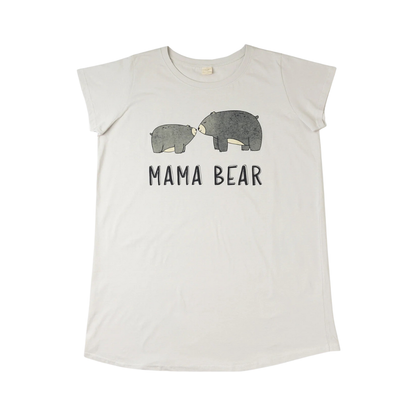 Mama Bear Ladies Nightshirt - Organic Cotton