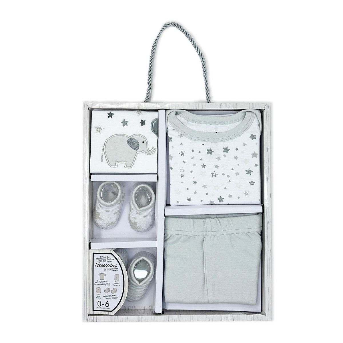 5-PC 100% Cotton Elephant Set - Unpredictable Gifts