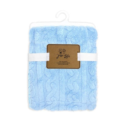 Double Layer Sculpted Sherpa Blanket - Unpredictable Gifts