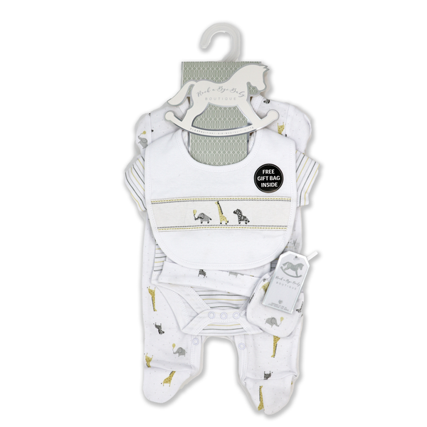 5-Piece Dream Theme Set – Cozy Cotton Essentials for Baby Gift Baskets - Unpredictable Gifts