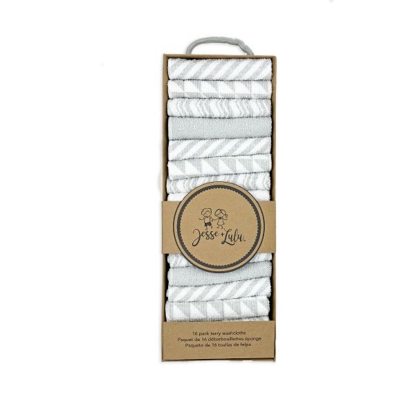 Jess & Lulu 16-Pack Terry Washcloth - Unpredictable Gifts