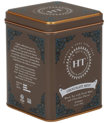 Harney & Sons HT Chocolate Mint Tea (20 Sachets) - Unpredictable Gifts