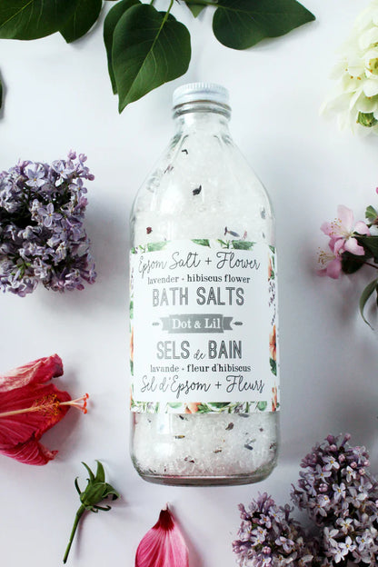 Lavender & Hibiscus Bath Salt - Unpredictable Gifts