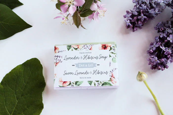 Lavender & Hibiscus Soap - Unpredictable Gifts