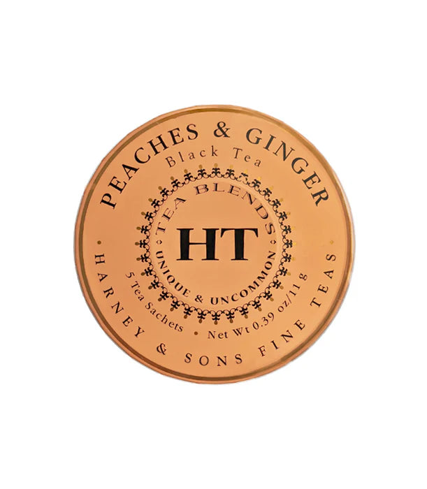 Harney & Sons Peaches and Ginger Tagalong (5 sachets) - Unpredictable Gifts