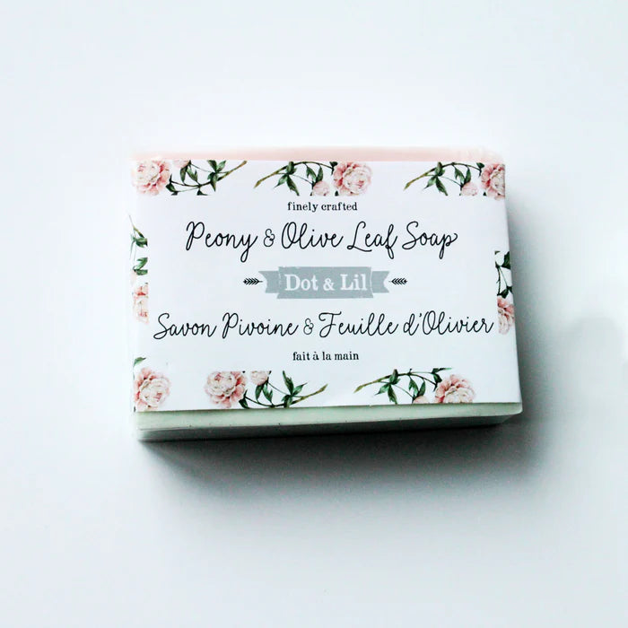Peony & Olive Leaf Soap - Unpredictable Gifts