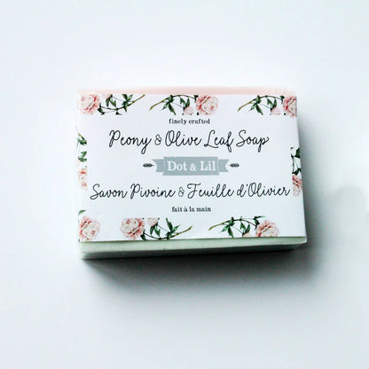 Peony & Olive Leaf Soap - Unpredictable Gifts