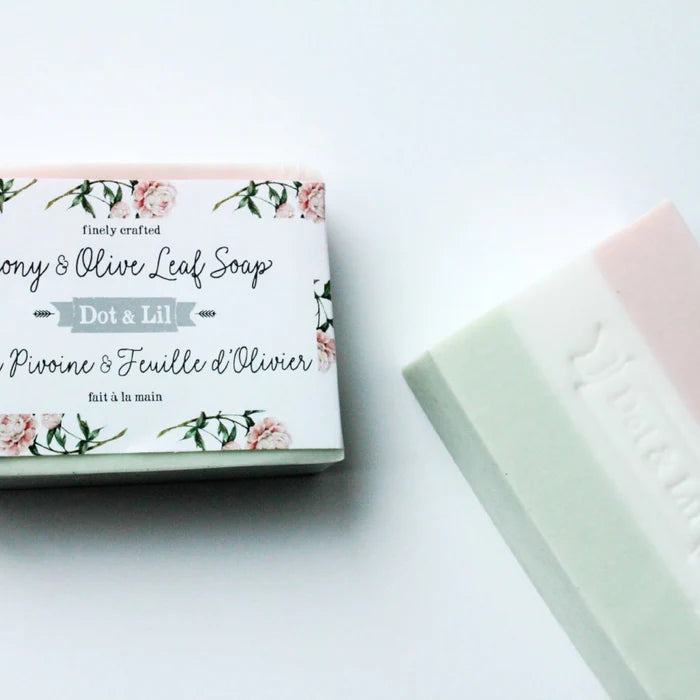 Peony & Olive Leaf Soap - Unpredictable Gifts