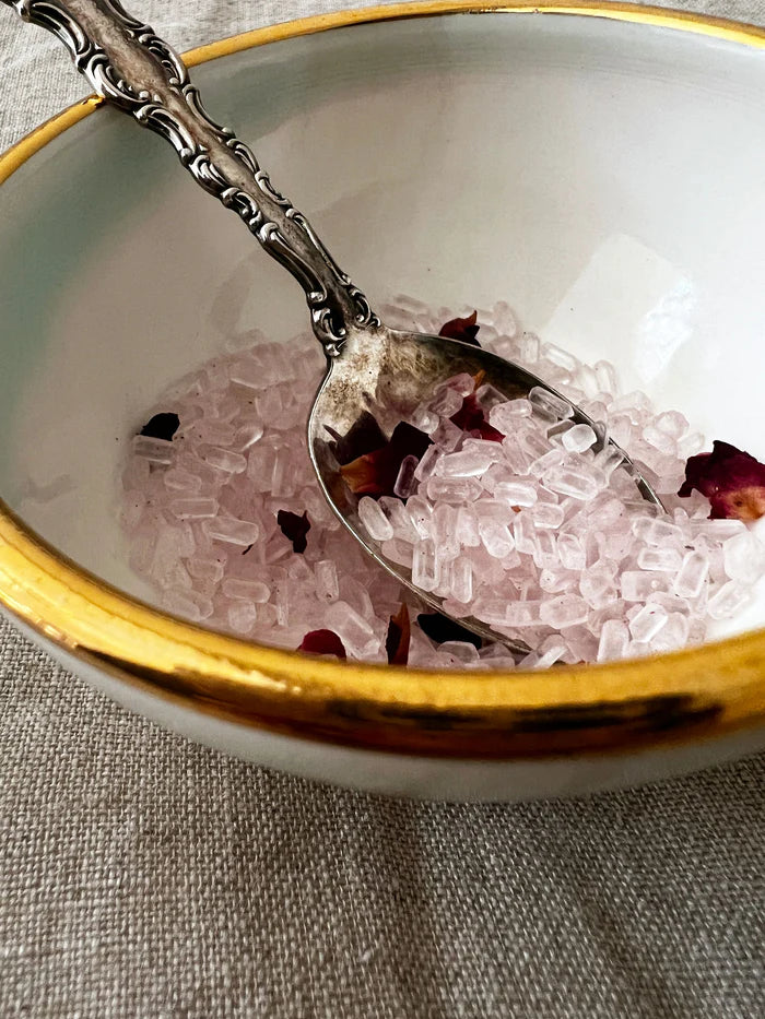 Peony & Olive Leaf Bath Salt - Unpredictable Gifts